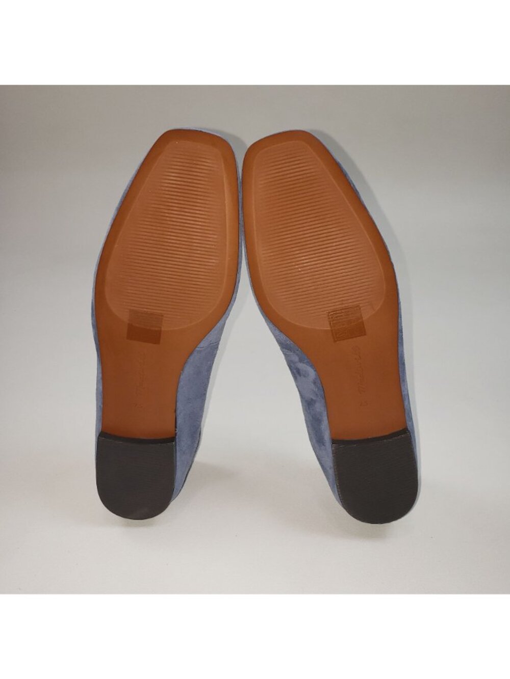 Madewell The Mylie Ballet Flat Suede Basalt Blue Womens 7.5M Minimalist Timeless - Picture 14 of 16